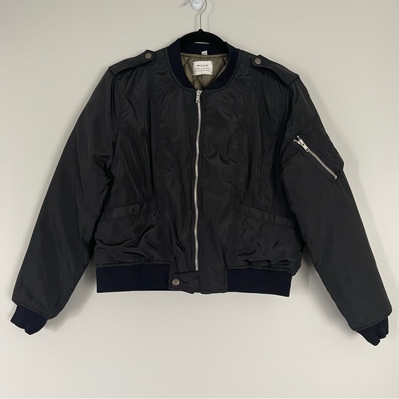 MCGUIRE Bomber Shell Nylon Quilted Lined Jacket Sz M* - Picture 2 of 15